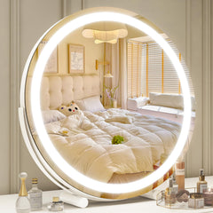 ROLOVE espejo de maquillaje iluminado 18 pulgadas para una vista clara