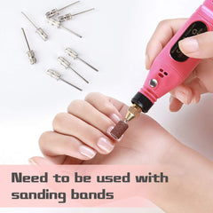 Guía de instalación de mandriles Rolybag para manicura.