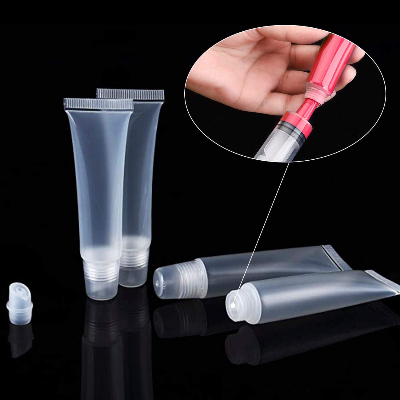 Rolybag paquete de 22 tubos vacíos 10 ml, opción compacta para viajes y proyectos.