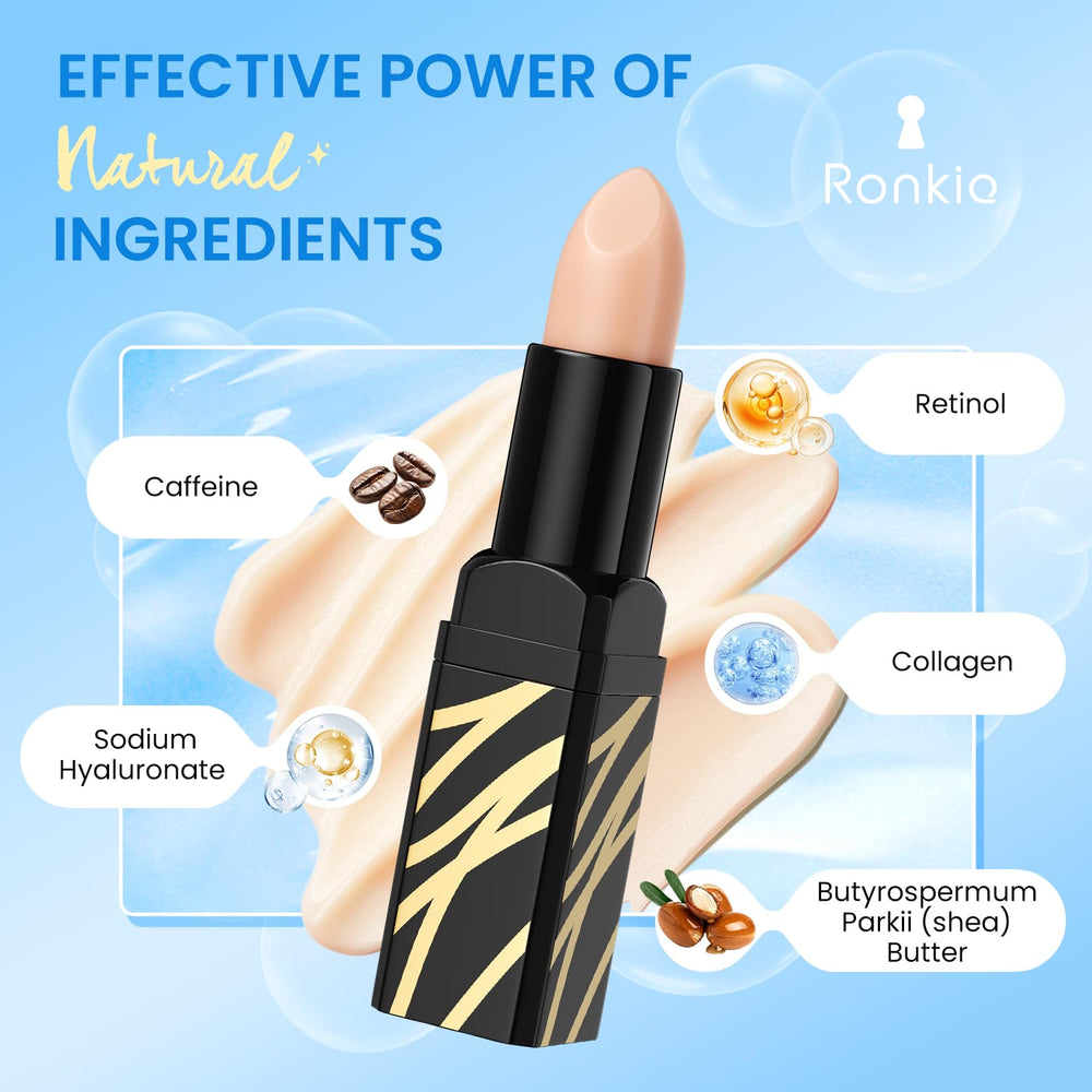 RONKIE Caffeine Eye Stick has a silky texture for fast absorption.