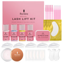 RONKIE kit de elevación de pestañas para casa, solución completa para uso doméstico.