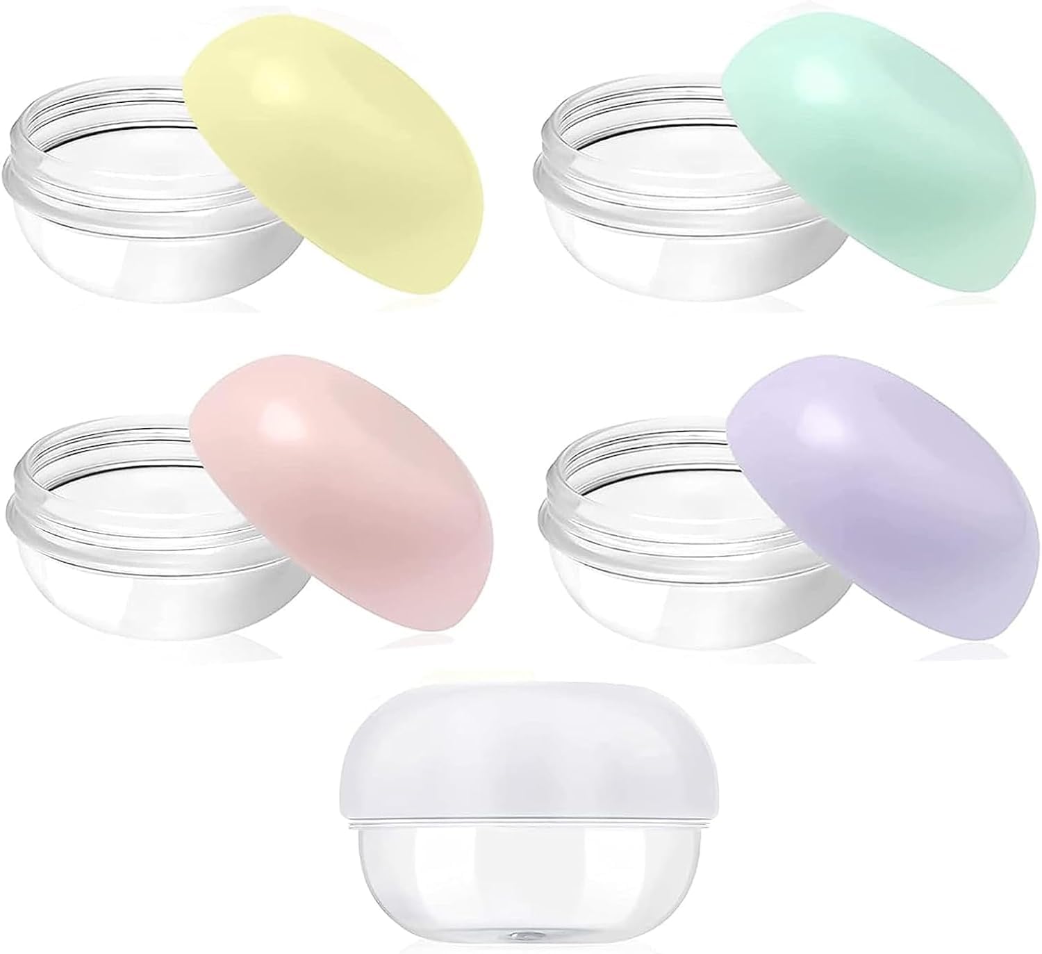 RONRONS jarras mini viaje 10ml con cierre hermético para viajar con seguridad