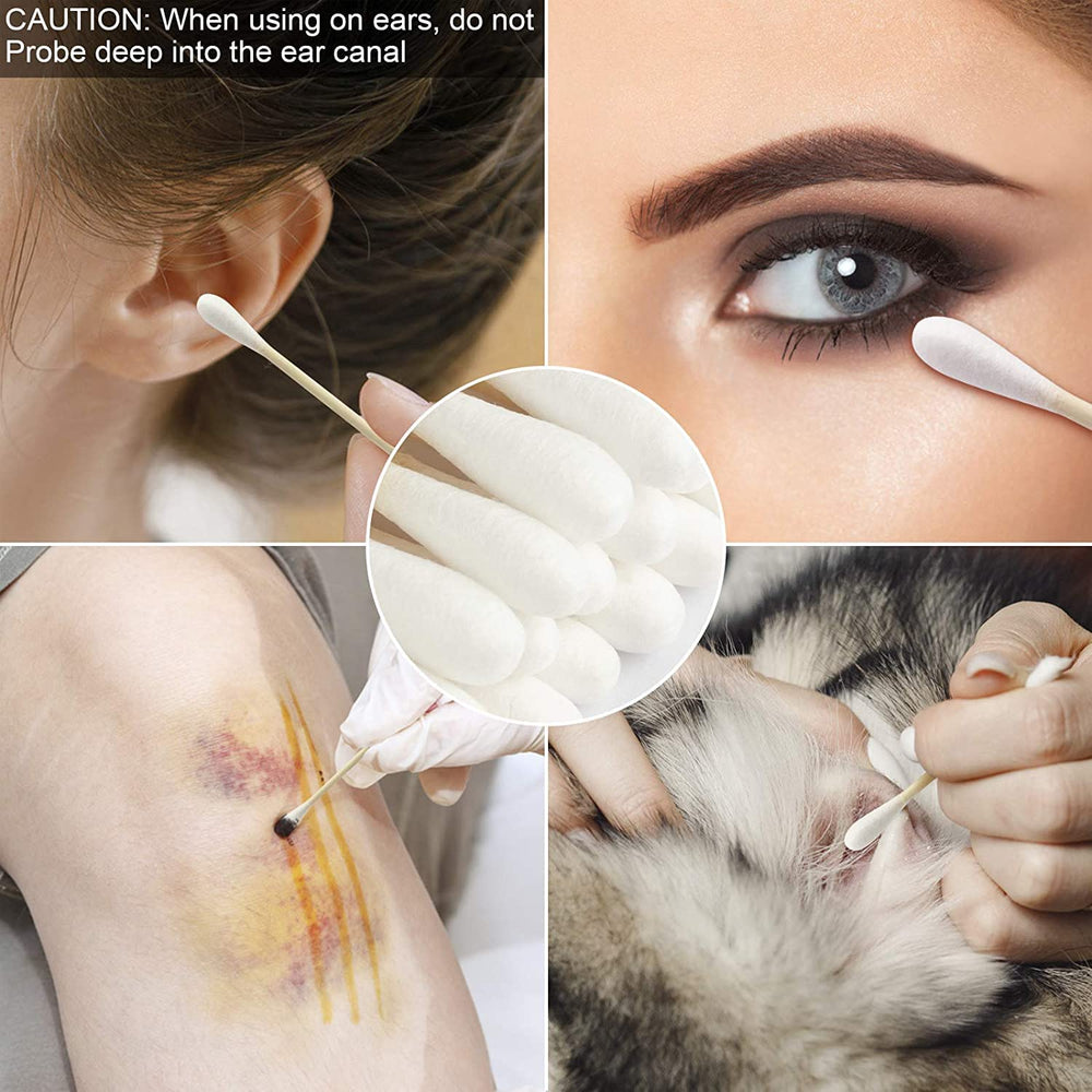 Rouceyxin bastoncillos para cosmética, usos suaves en maquillaje diario.