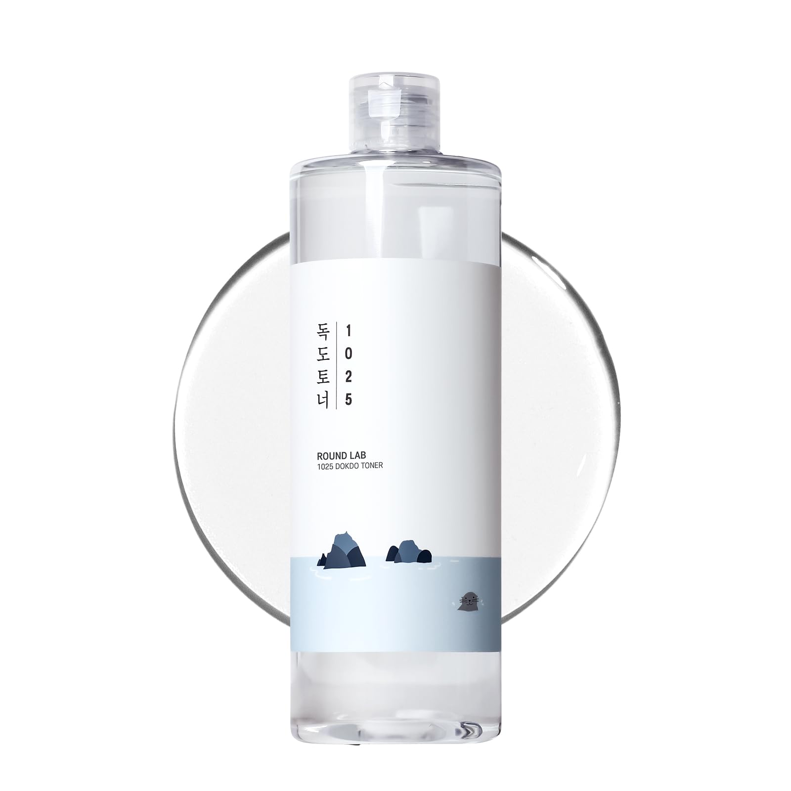 ROUND LAB 1025 Dokdo Toner: botella clara para hidratación ligera y refrescante