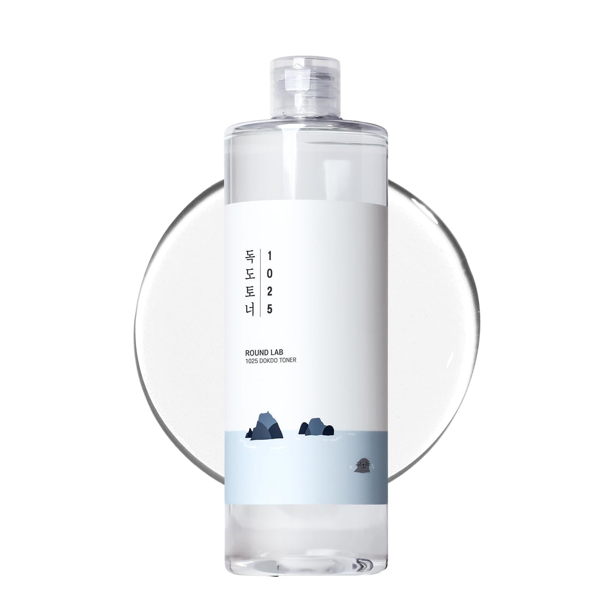 ROUND LAB 1025 Dokdo Toner: botella clara para hidratación ligera y refrescante