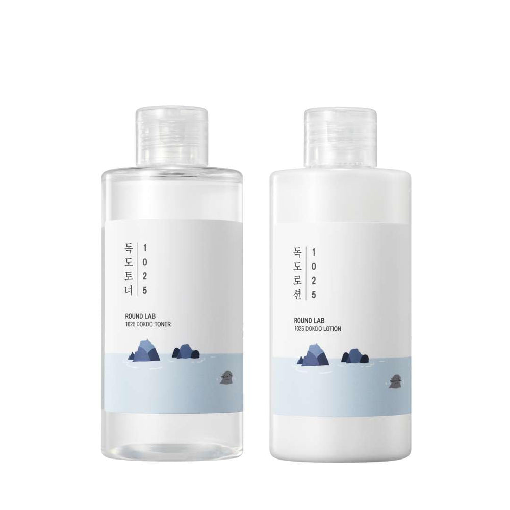 ROUND LAB 1025 Dokdo Toner Botella: tónico suave para piel sensible y uso diario