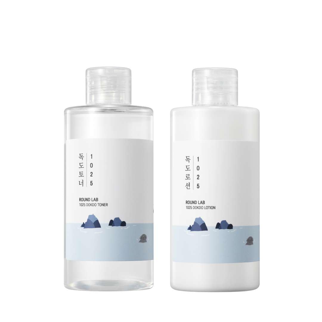 ROUND LAB 1025 Dokdo Toner Botella: tónico suave para piel sensible y uso diario