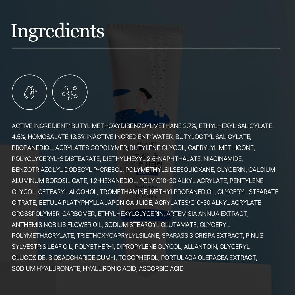 ROUND LAB Birch Juice UV LOCK, protección SPF 45 de amplio espectro para el rostro.