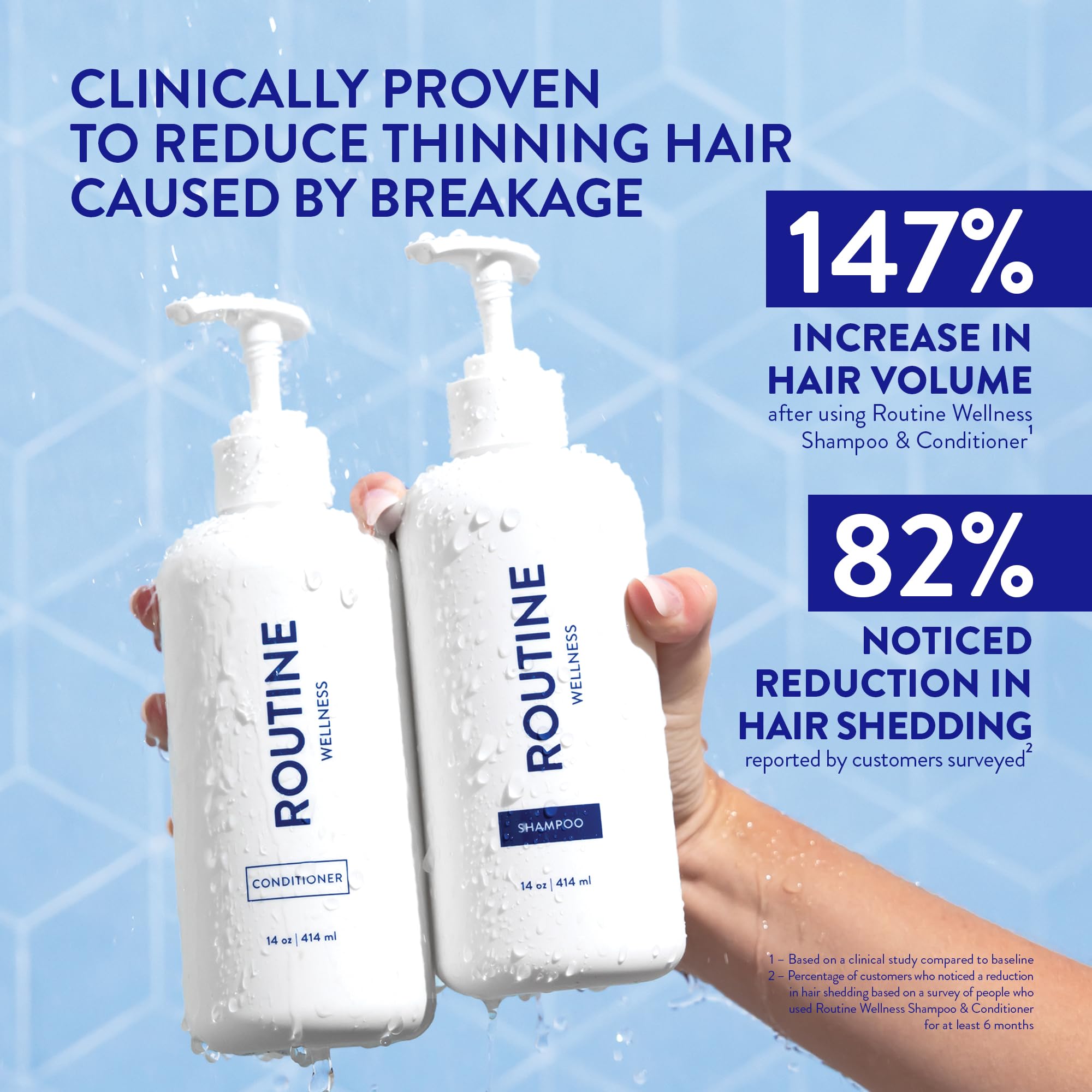 Routine Wellness acondicionador: botella suave para cabello suave y manejable