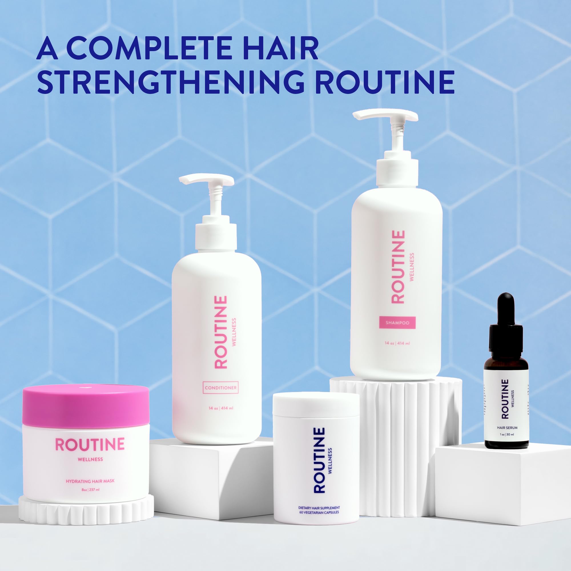 Routine Wellness Shampoo cheveux volumineux, impression après lavage.