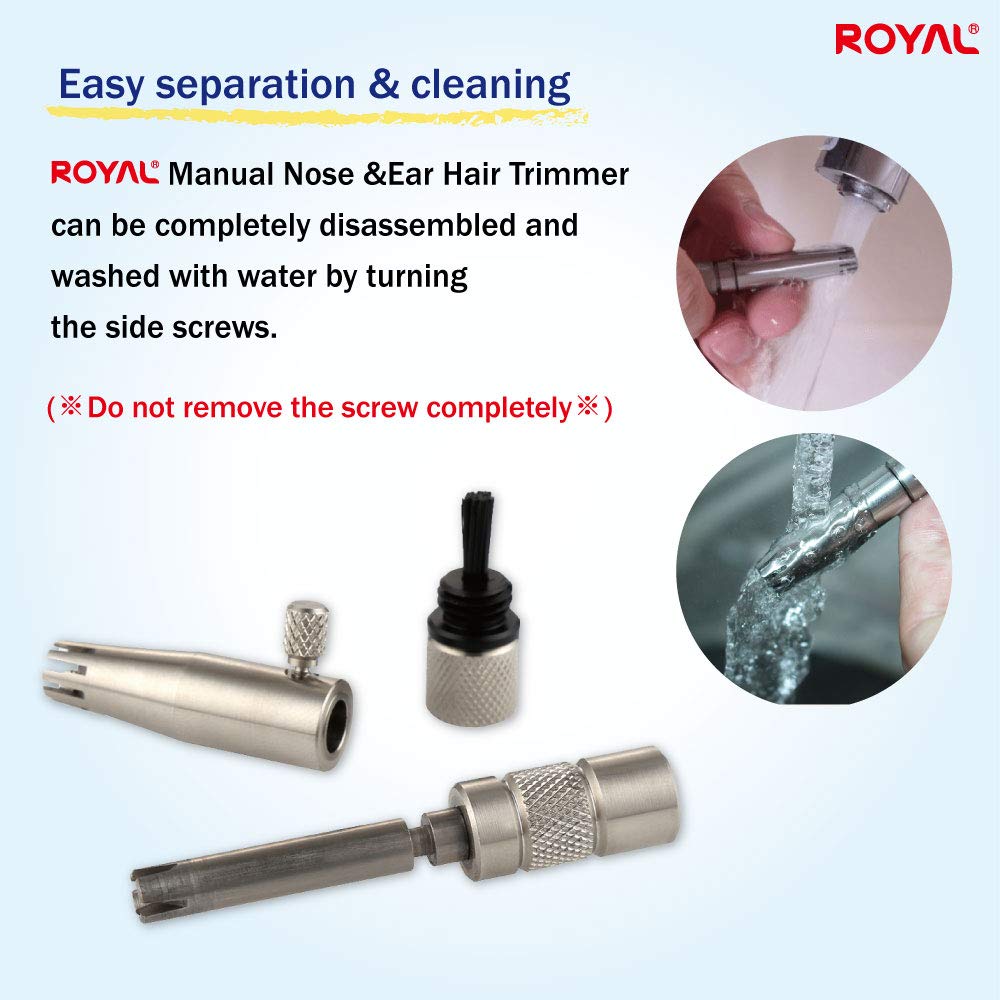 ROYAL cuerpo de acero inoxidable resistente y fácil de limpiar.