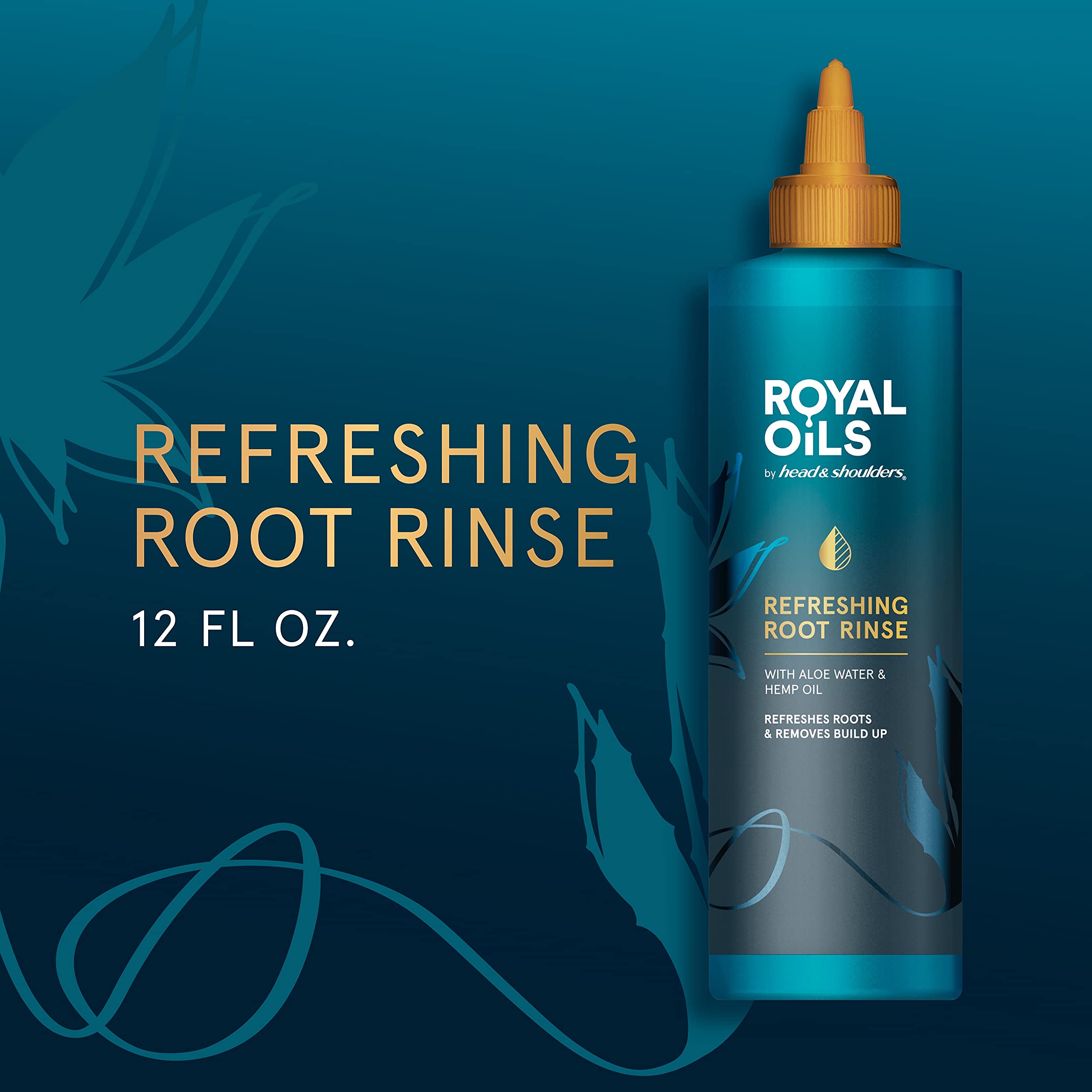 Head & Shoulders Royal Oils, aroma herbáceo suave para uso diario.