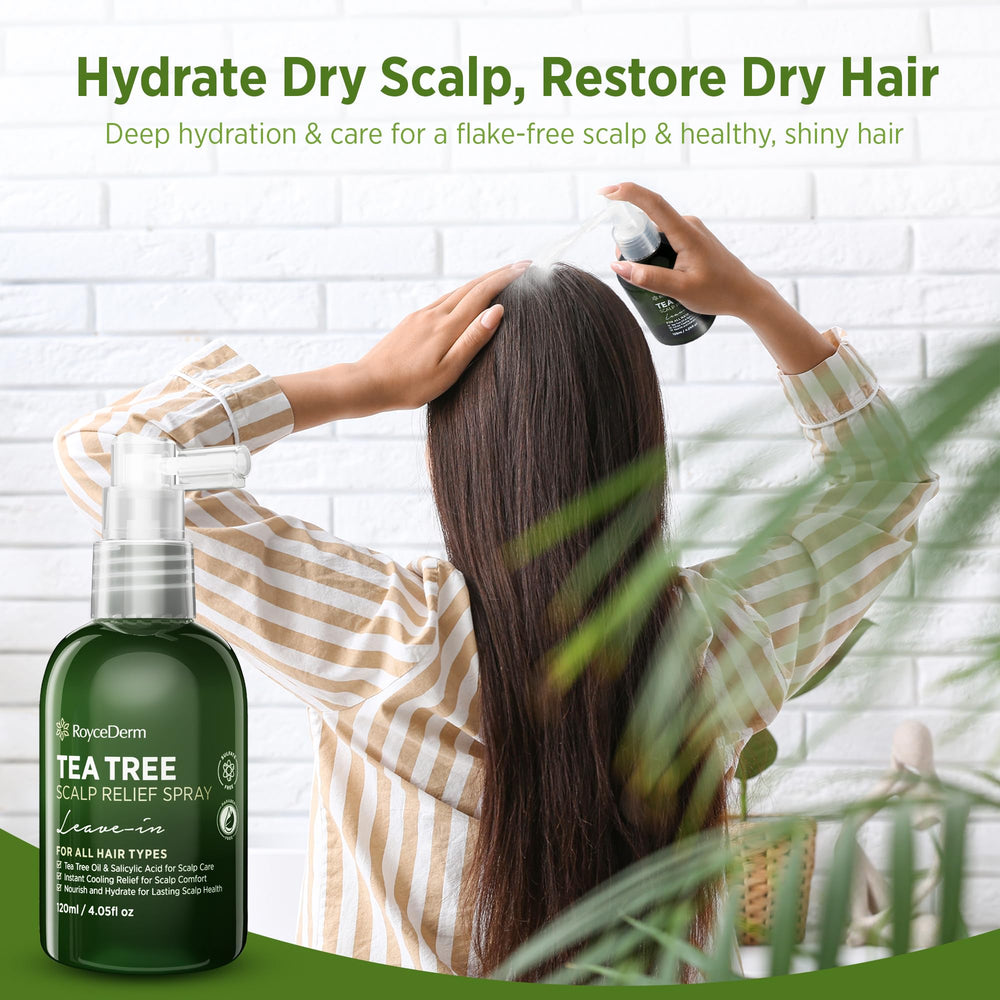 RoyceDerm espray sin parabenos y sulfatos: cuidado diario suave para todo tipo de cabello