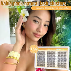 Ruairie lash clusters are lightweight and comfortable for long wear.