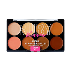 Ruby Kisses 3D Face Creator: base tono medio para un acabado natural y uniforme.