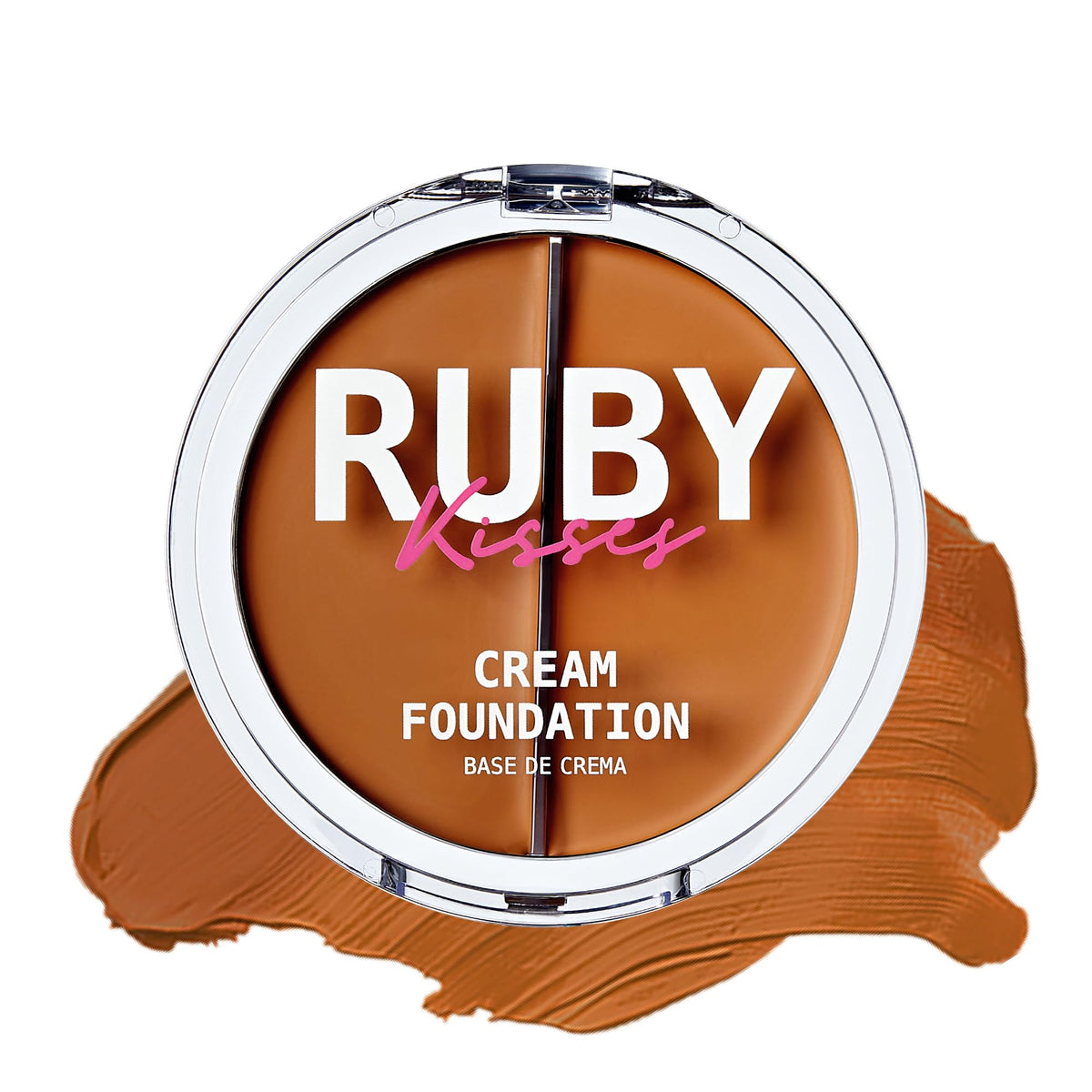 Ruby Kisses 3D Face Creator, botella difuminada para base duradera y ligera.