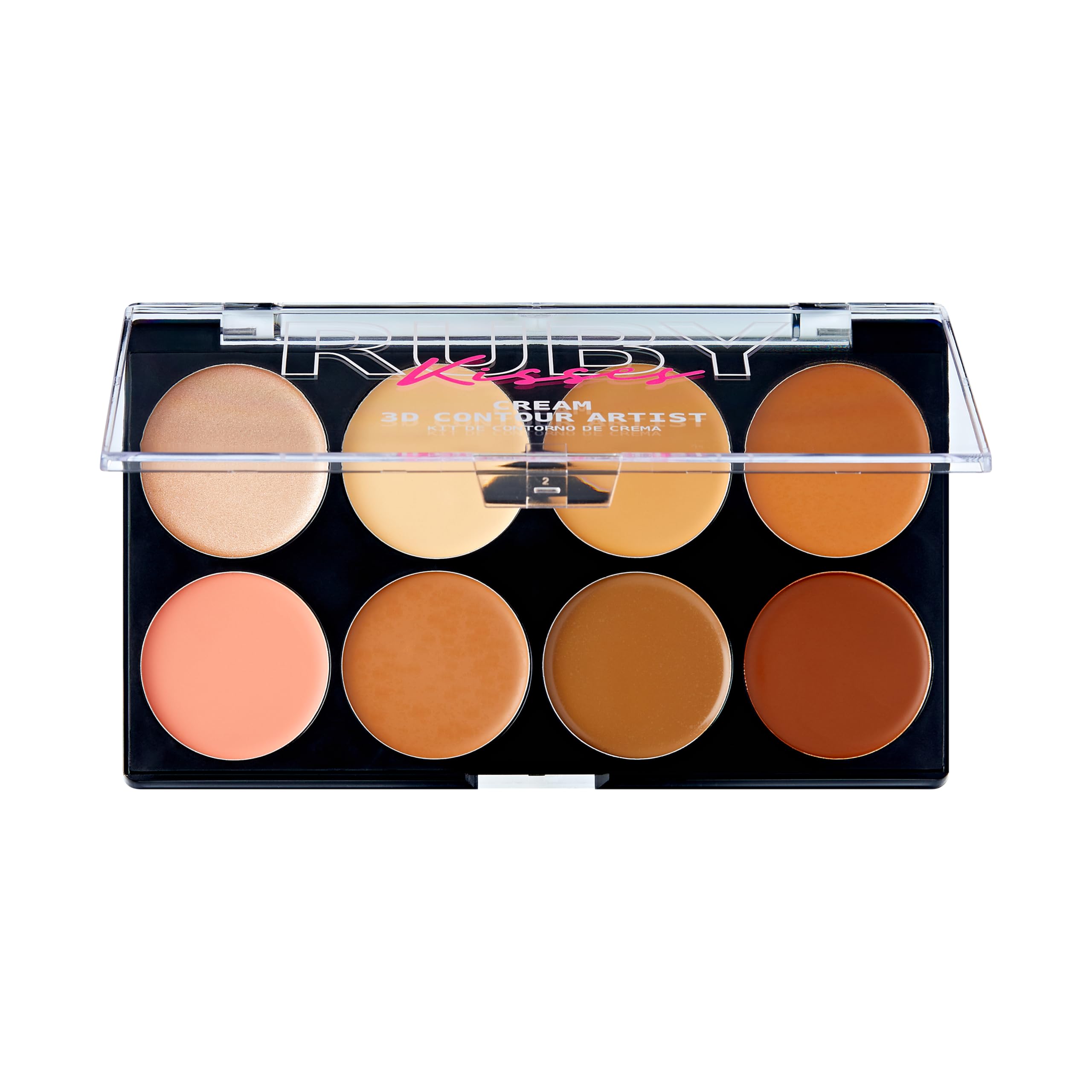 Ruby Kisses 3D Face Creator: corrector con cobertura total para ocultar imperfecciones.