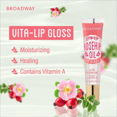 Ruby Kisses Broadway Vita-Lip Aplicación suave, ideal para uso diario sin grasa.