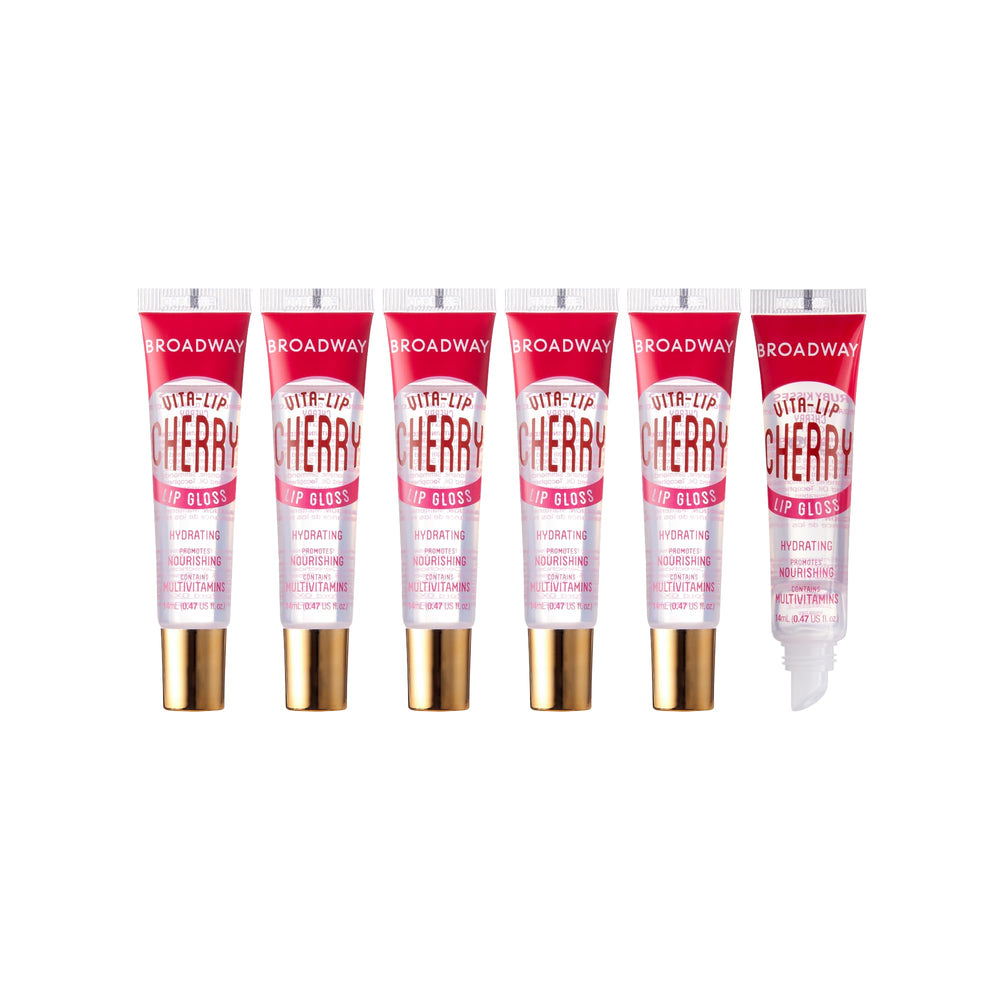 Ruby Kisses Broadway Vita-Lip Gloss brillo alto para labios con hidratación constante