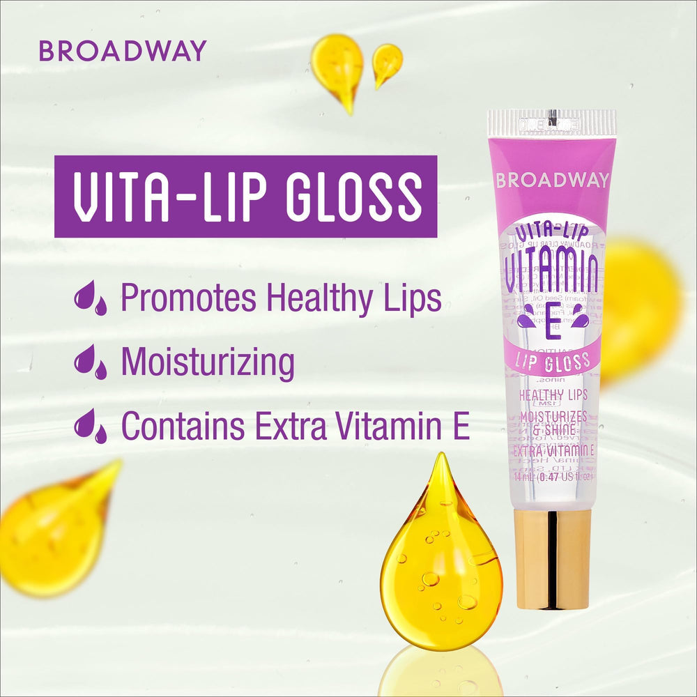 Ruby Kisses Broadway Vita-Lip bottle closeup highlights minty freshness