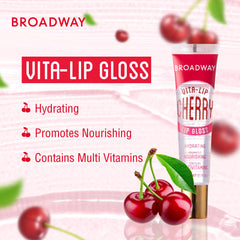 Textura gel suave de Vita-Lip Gloss para labios, sin sensación pegajosa