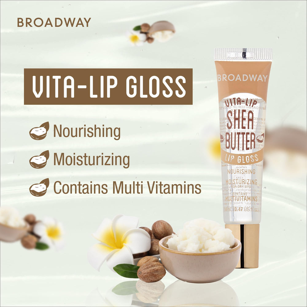 Textura gel de Ruby Kisses Broadway Vita-Lip Gloss ofrece hidratación ligera