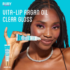 Ruby Kisses Broadway Vita-Lip gloss pack de 6 unidades, ideal para reposición.