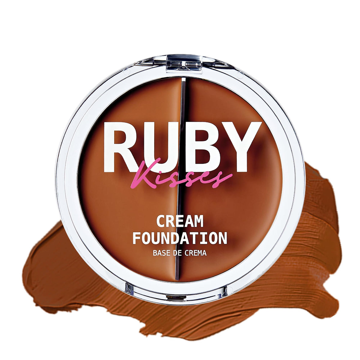 Ruby Kisses 3D Face Creator: base crema, acabado semimate para piel natural.