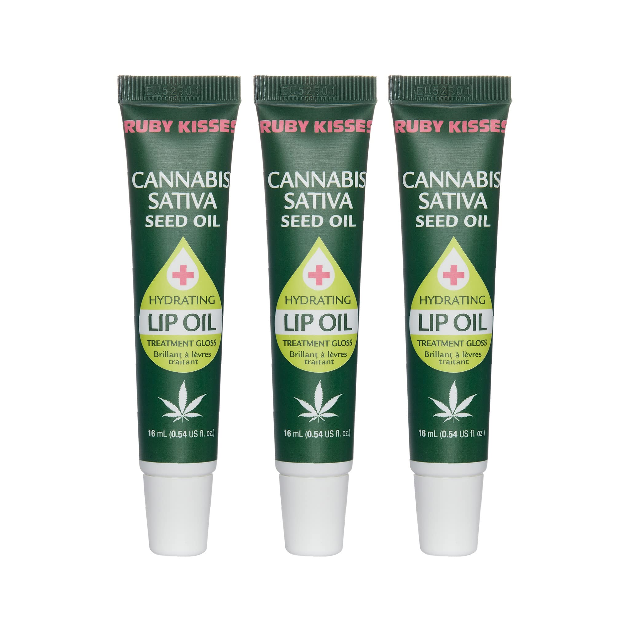 Ruby Kisses Labio hidratante en bote de aceite para labios suaves.