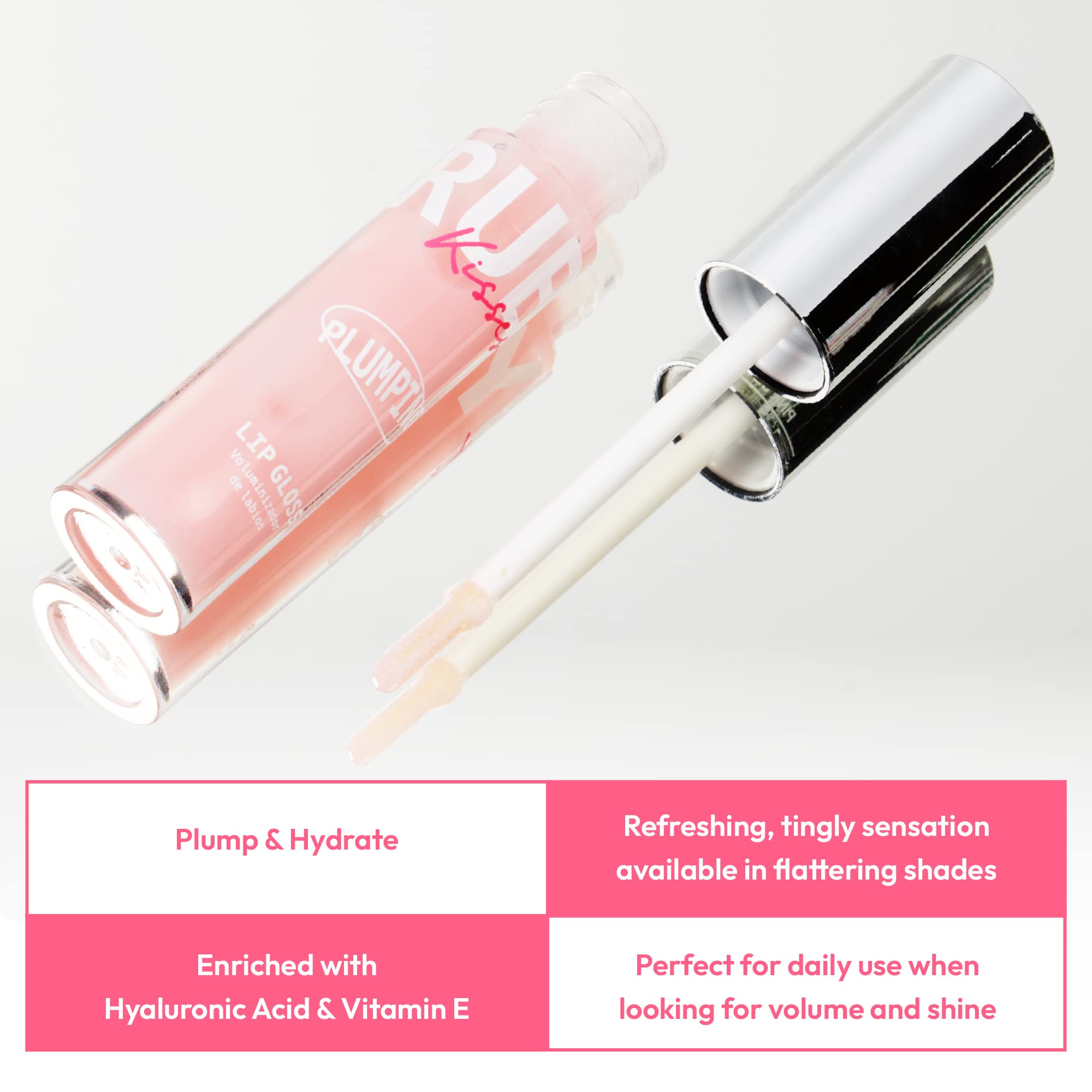 Ruby Kisses labios-brillo-resplandor: acabado intenso y sedoso