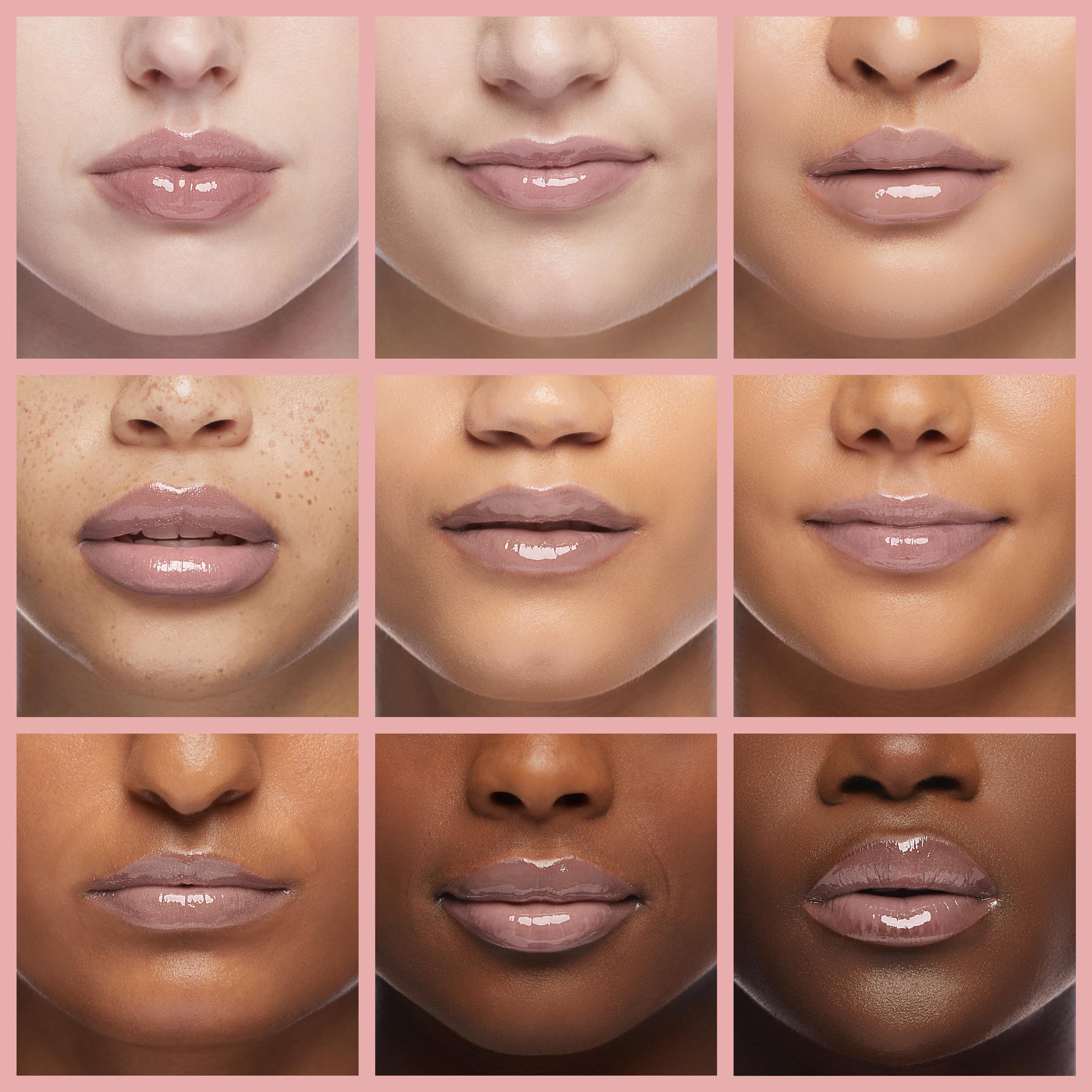 Variedad de tonos nude de Ruby Kisses para looks naturales.