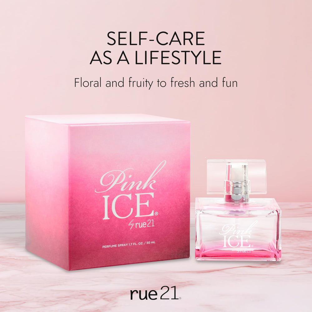 Rue 21 Pink Ice apple note closeup suggests a crisp opening.