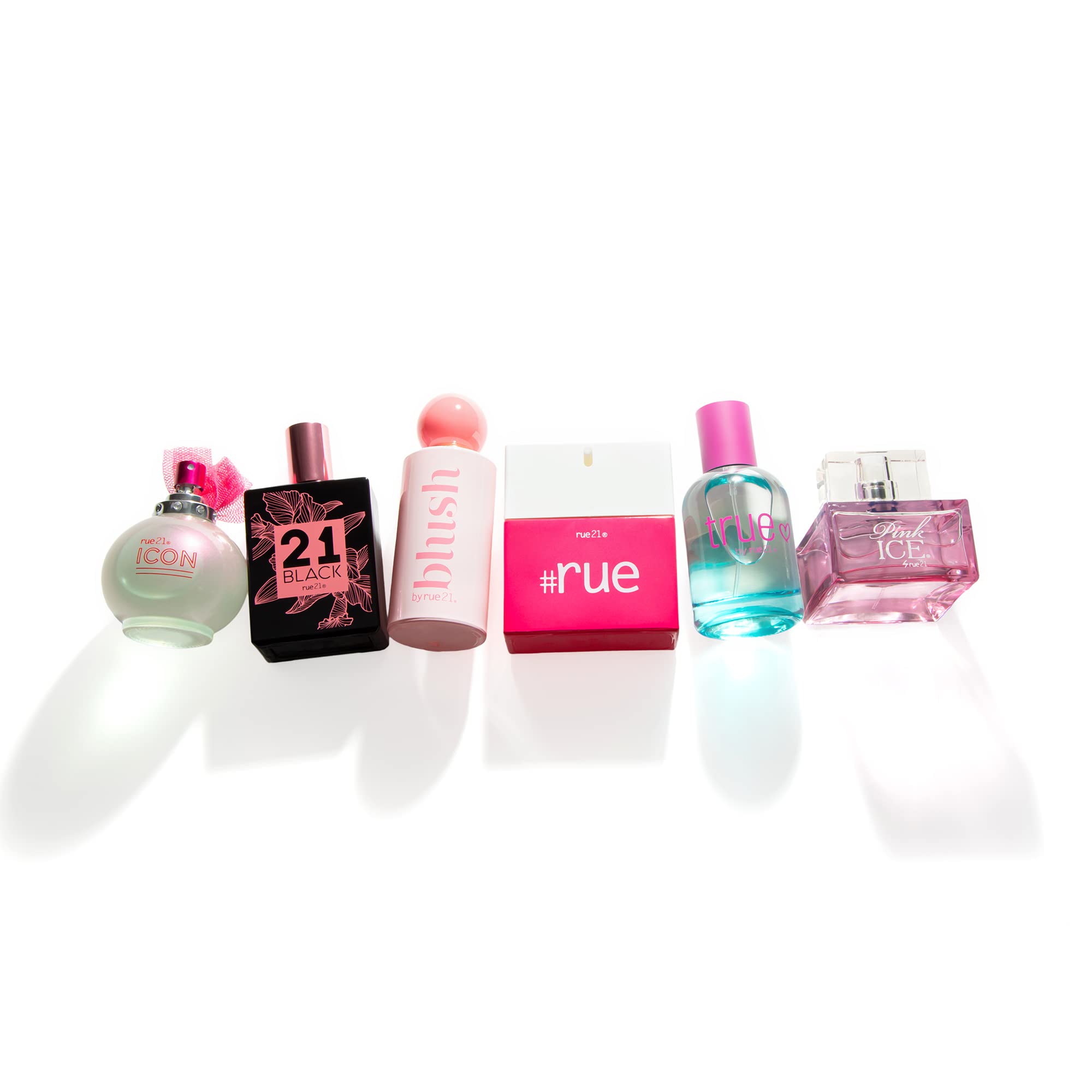 Rue 21 Blush: envase libre de crueldad, sin pruebas en animales.