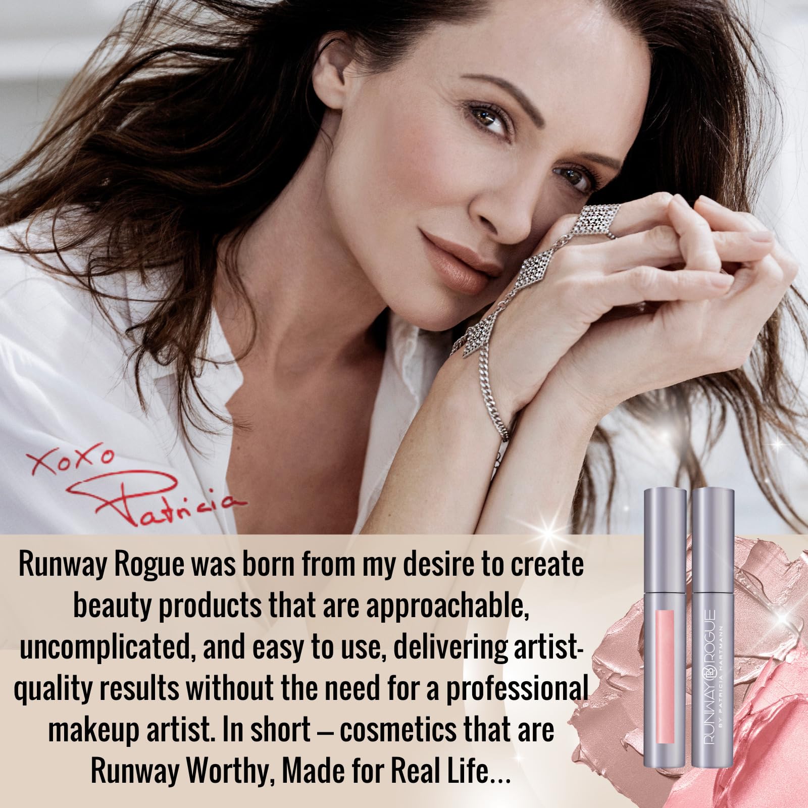 Runway Rogue Pearl Glam labial, estilo glam para cualquier ocasión.