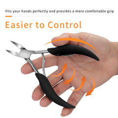 RUOSONG corta uñas acero inoxidable, duradero y fácil de limpiar.