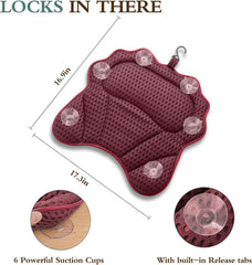 Ventosas de succión potentes de RUVINCE para fijar la almohada durante el baño.