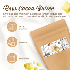 Saaqin manteca cacao con aroma intenso ideal para cremas nutritivas