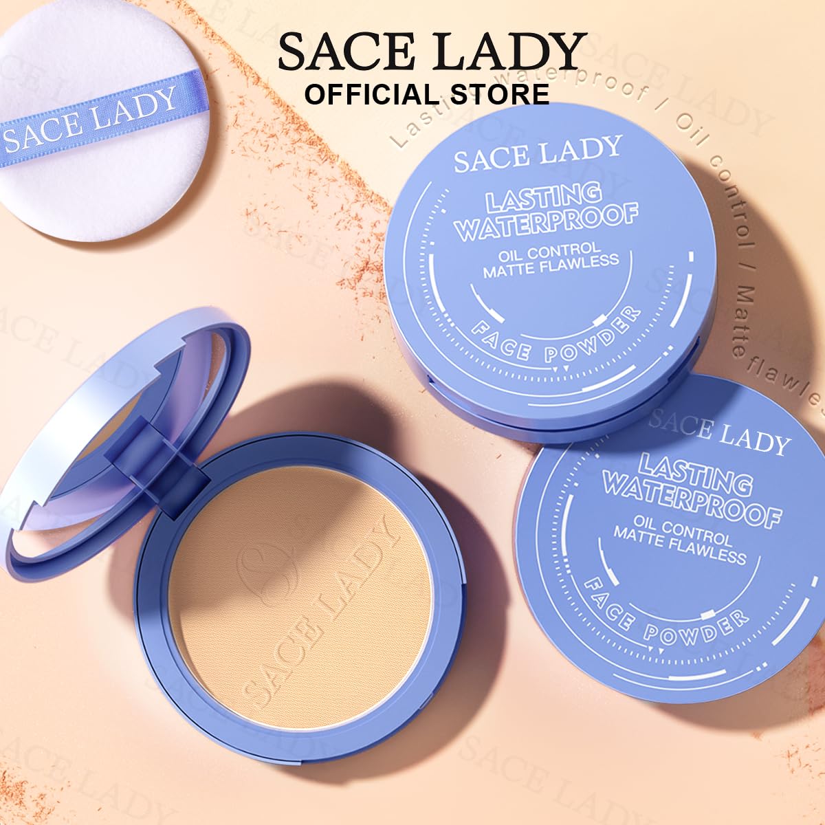 Acabado mate duradero de SACE LADY en formato compacto