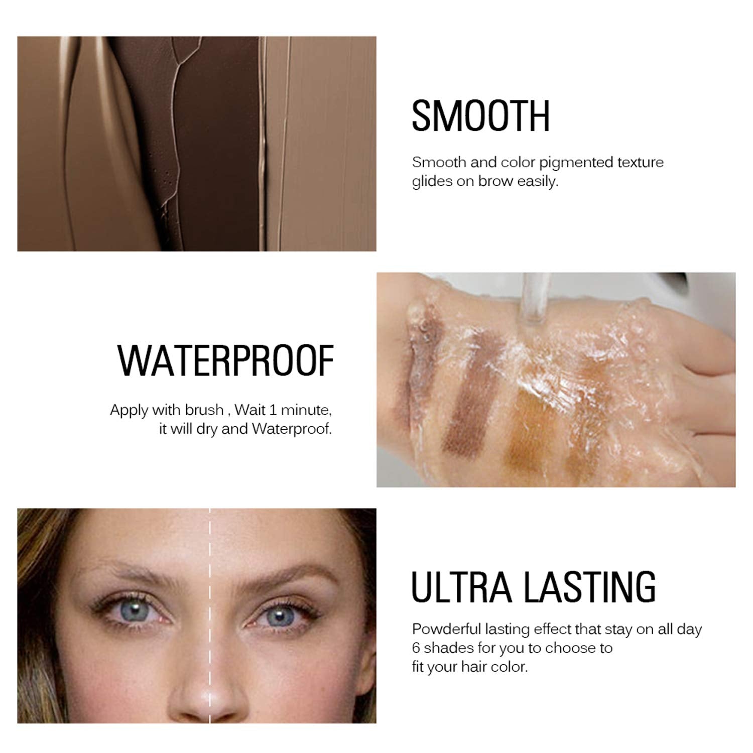 SACE LADY: fórmula resistente al agua para un acabado duradero.