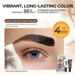 Desarrollador de color para cejas SACE LADY, fija el tono con efecto natural.