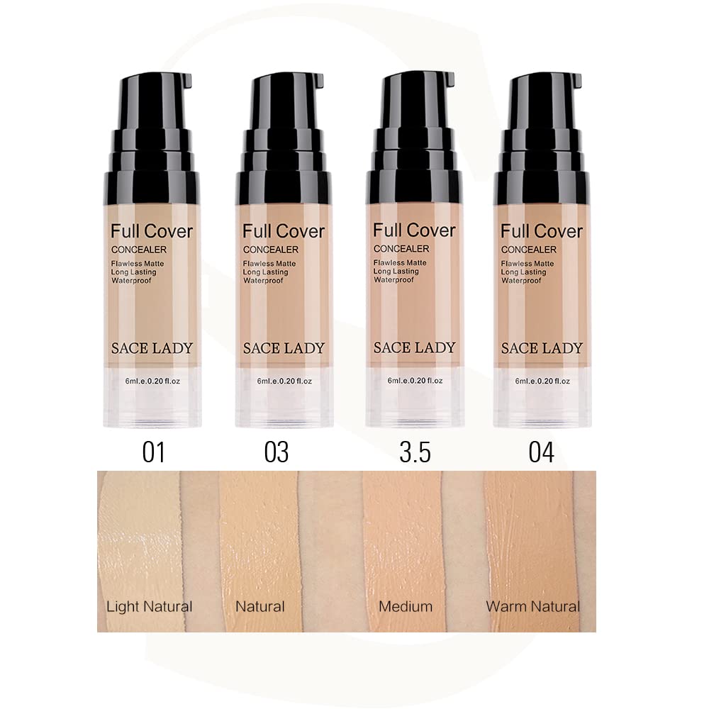 SACE LADY full-coverage concealer swipe provides crease-free camouflage.