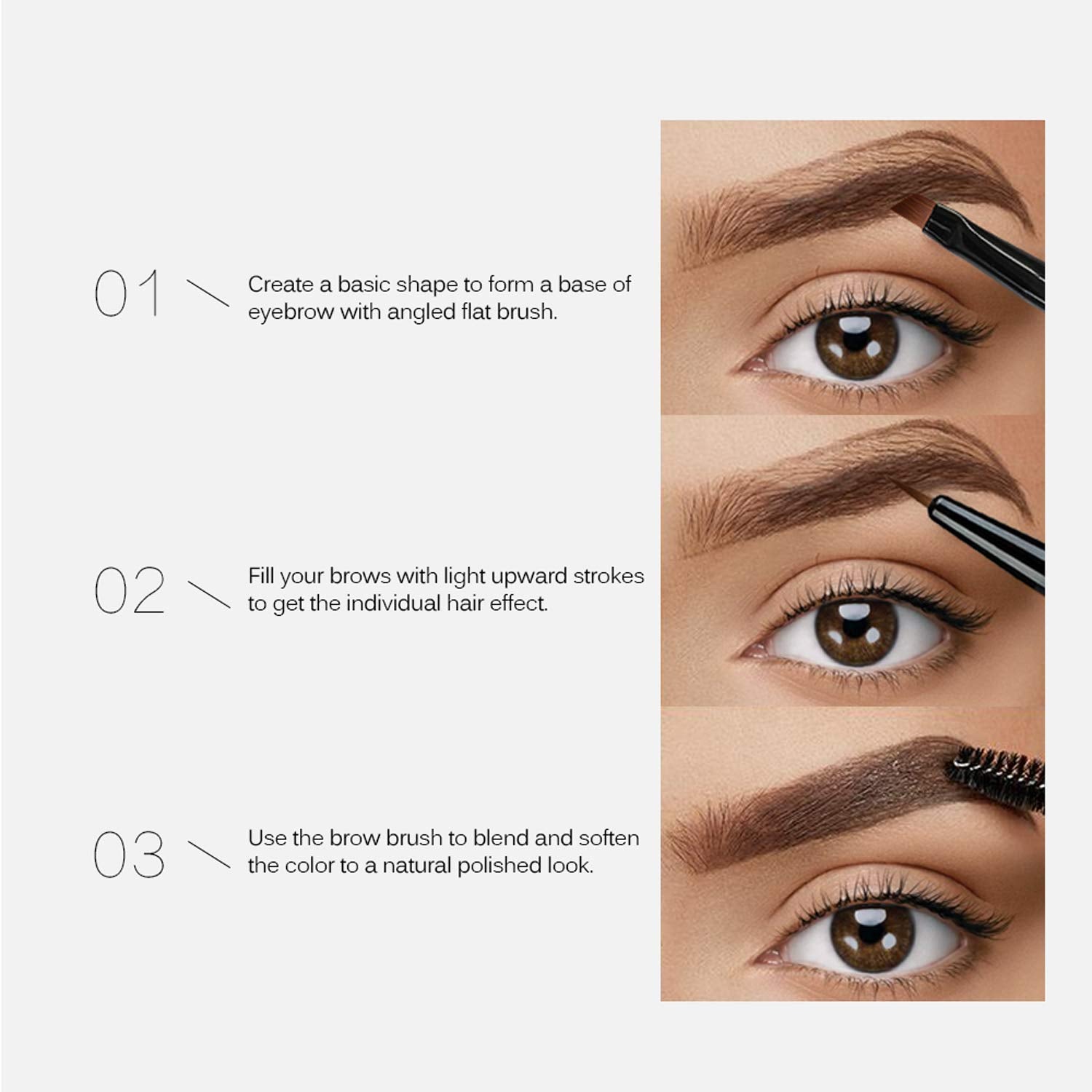 SACE LADY: maquillaje libre de crueldad para cejas sensibles.