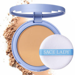 Polvo facial SACE LADY, resistente al agua para un acabado duradero