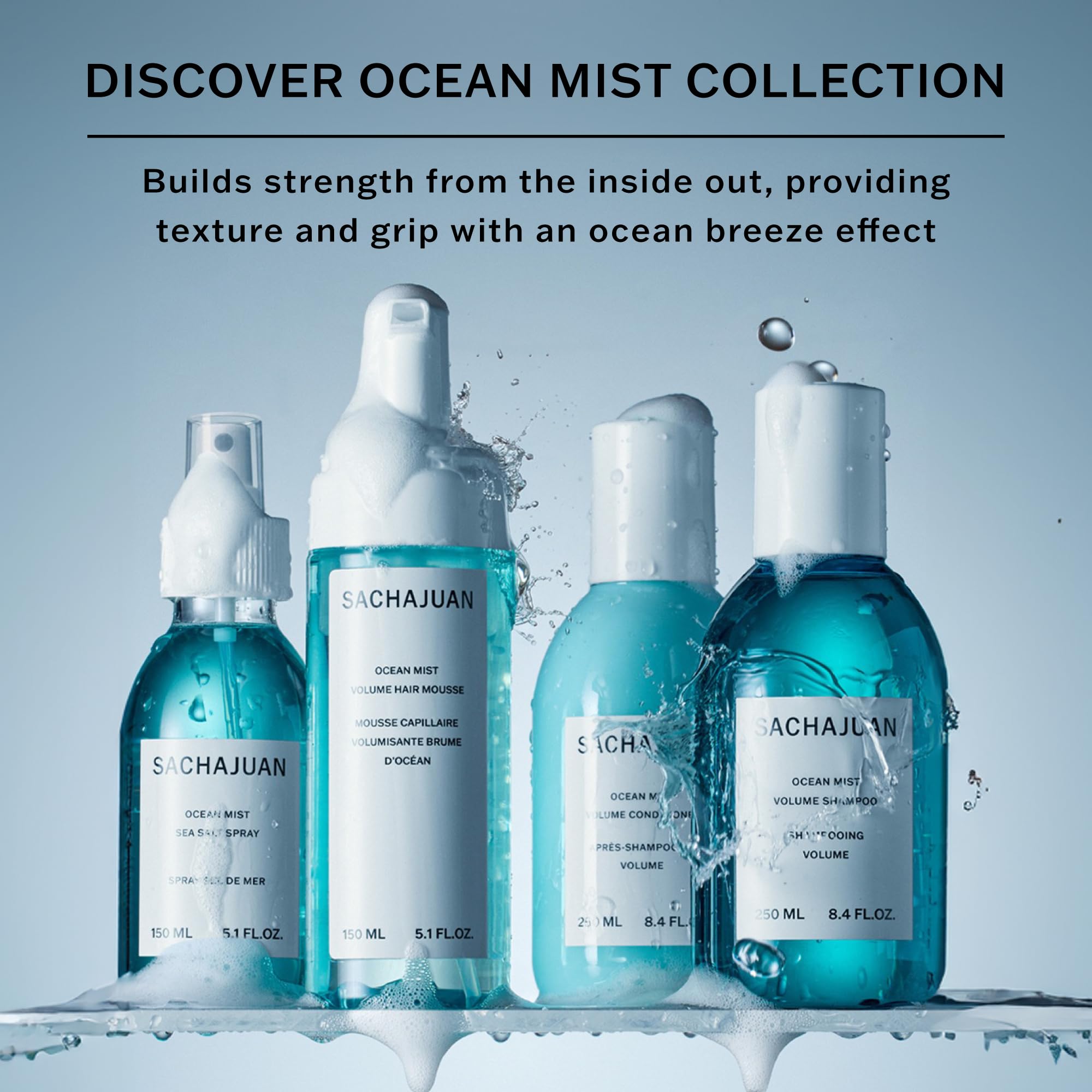 SACHAJUAN Ocean Mist: volumen-natural para cabello con cuerpo y movimiento.