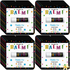 Sacubee bálsamo labial de 15 unidades, vista frontal, regalo práctico para equipos.