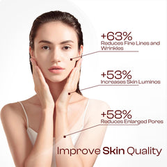 SADOWAY tónico glicólico 7% aplicado en rostro mejora la textura.
