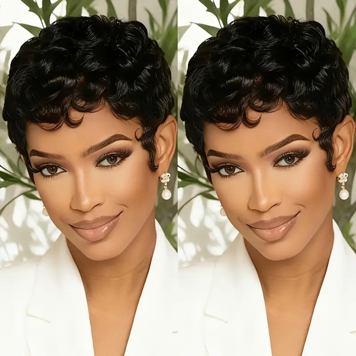 SAEIALL pixie corto natural, look elegante y sencillo de llevar