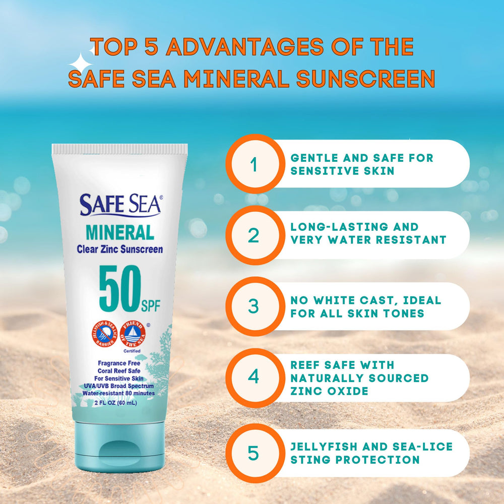 Envase de viaje Safe Sea 60 ml, compacto para llevar