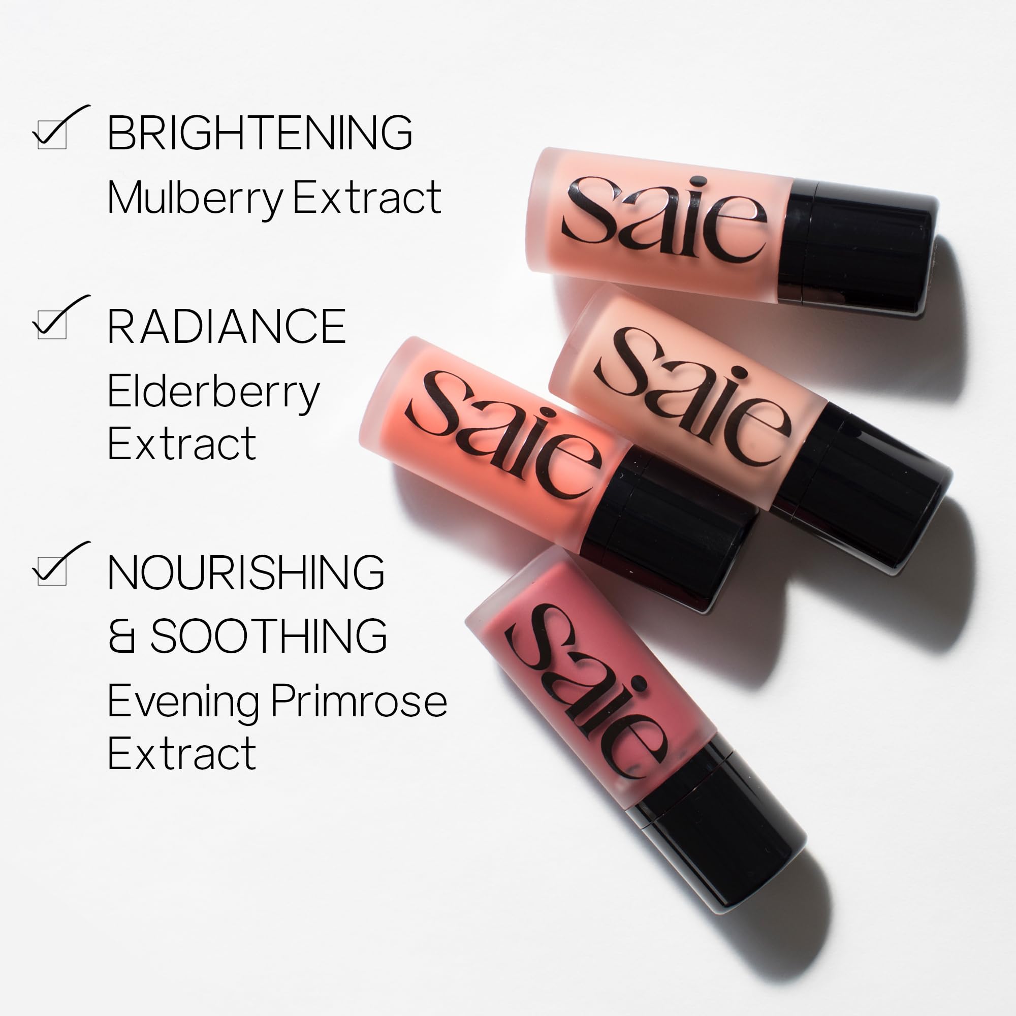 Saie Dew Liquid Blush envase compacto para retoques en cualquier lugar