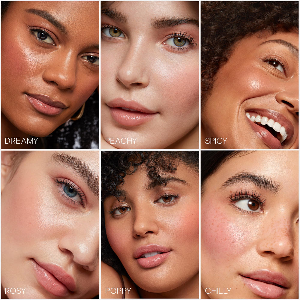 Saie Dew Liquid Blush Rosy, efecto ligero y sedoso